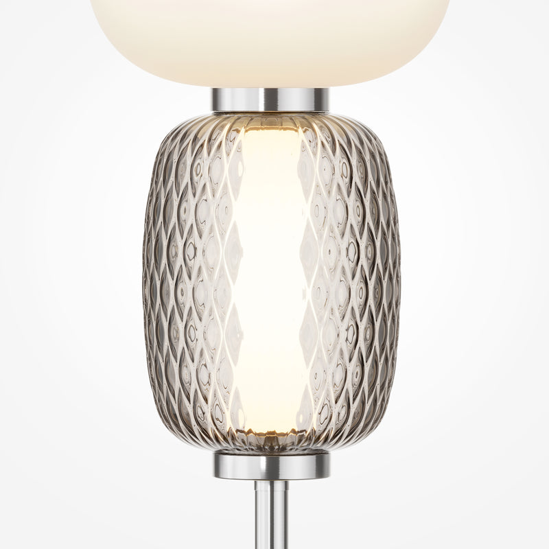 Lampe de table Maytoni Pattern 1L, chrome LED D 18cm