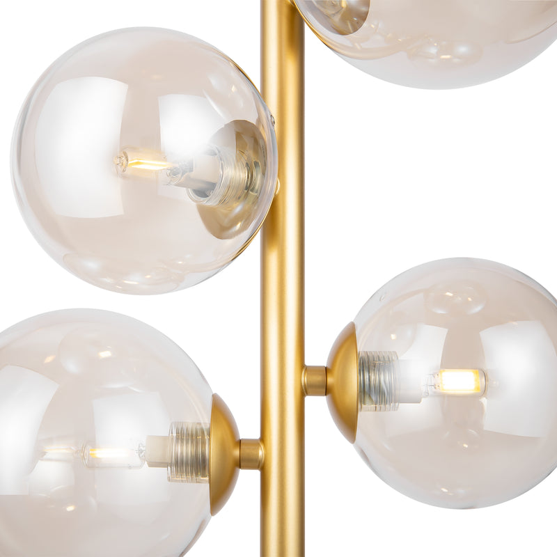 Maytoni Dallas 6L hanglamp, zwart G9 D 29cm