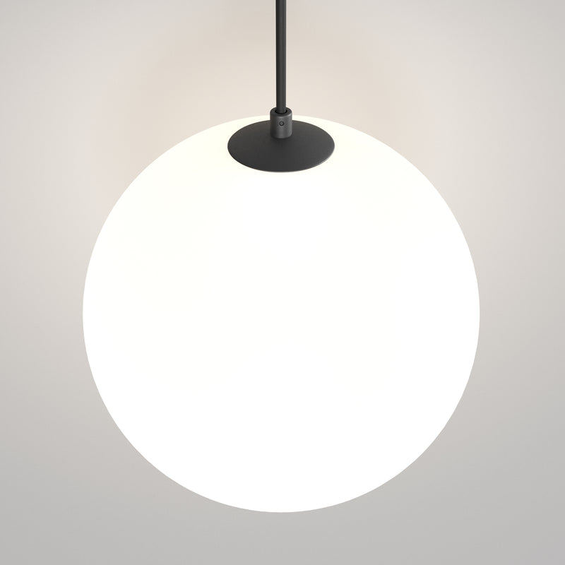 Maytoni Luna 1L riippuvalaisin, musta LED D 20cm