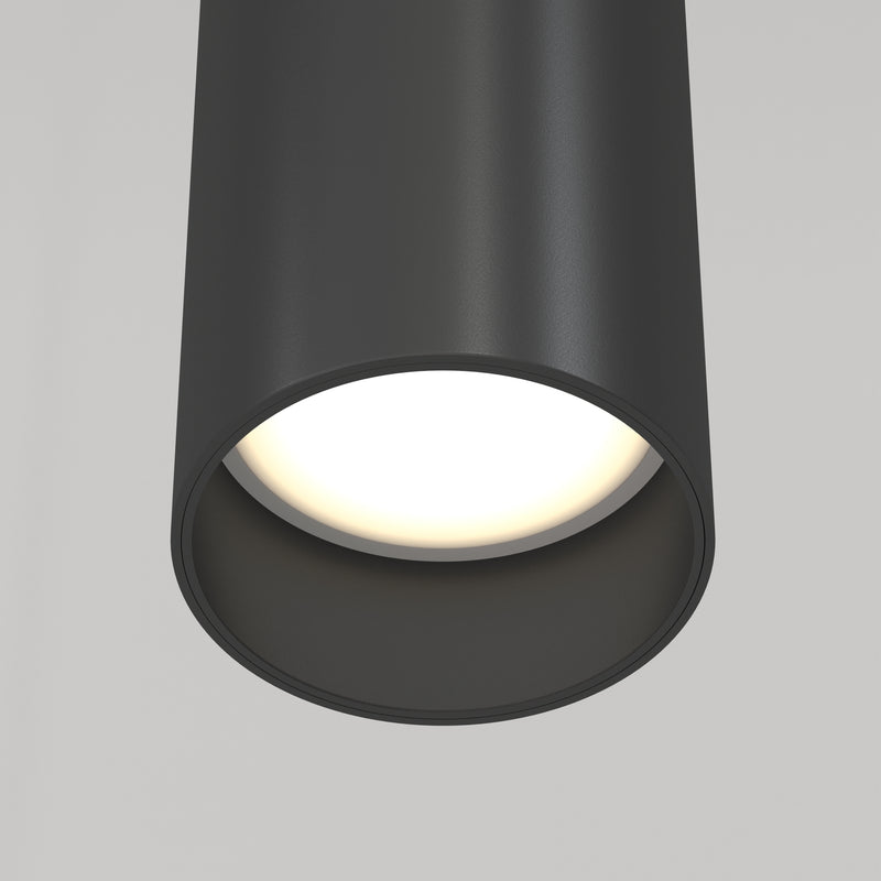 Maytoni Focus 1L ceiling pendant spotlight, black GU10 D 6cm