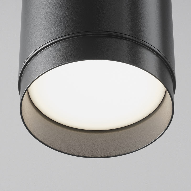 Maytoni Polar 1L ceiling pendant spot, black GX53 D 8.2cm