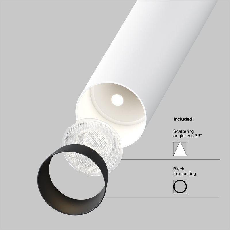 Maytoni Focus T 1L Deckenstrahler, LED H 34,1cm