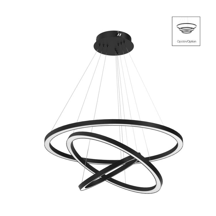 Mimax RINGOLITE 3L pendant lamp LED D 80cm