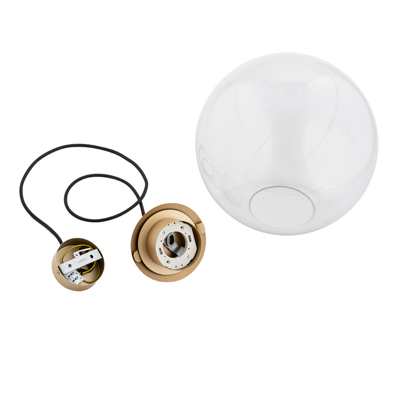 Argon Sacramento 1L pendant lamp GX53 H 157cm