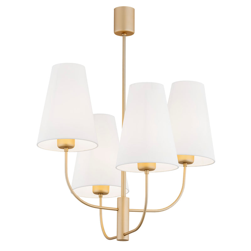 Argon Safiano 4L chandelier E27 H 69cm