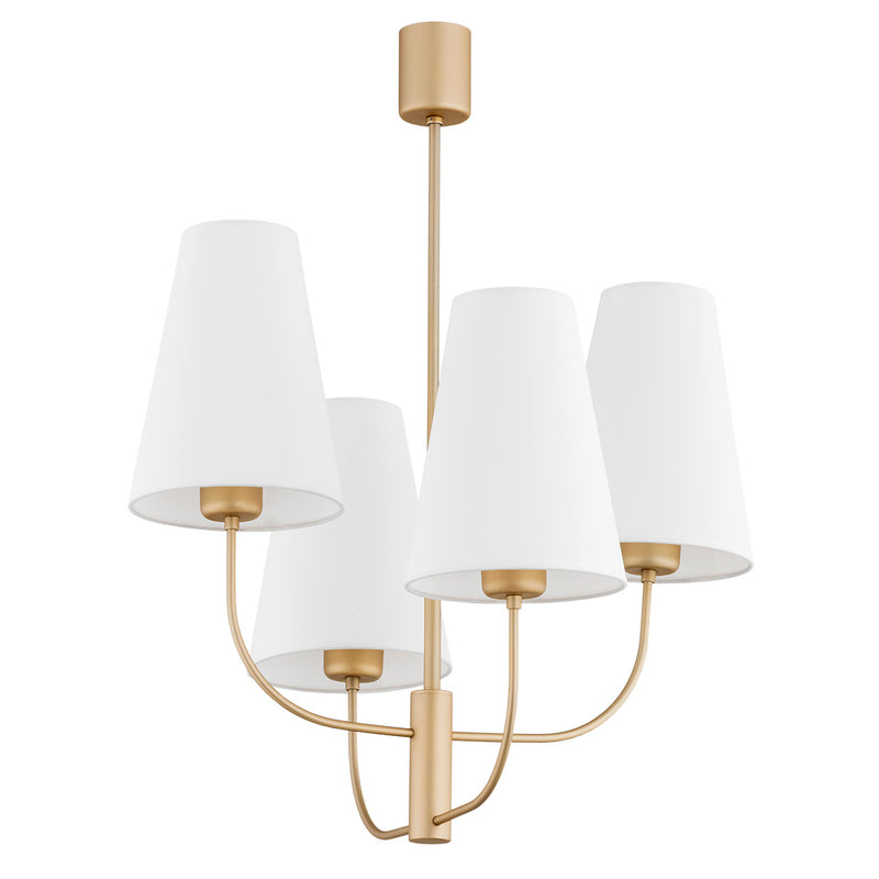 Argon Safiano 4L chandelier E27 H 69cm