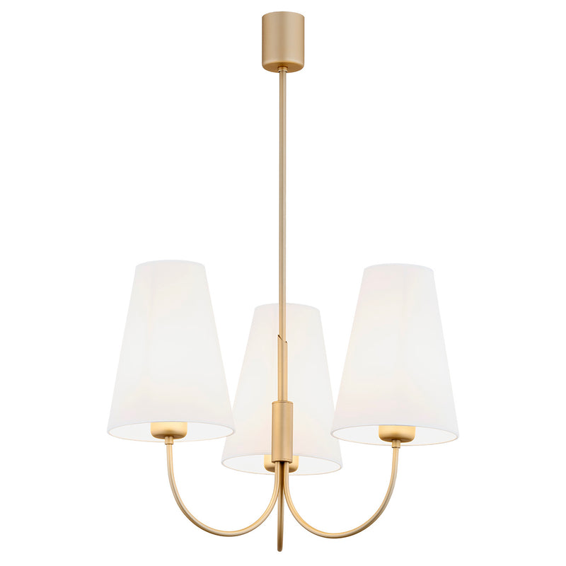 Argon Safiano 3L chandelier E27 H 76cm