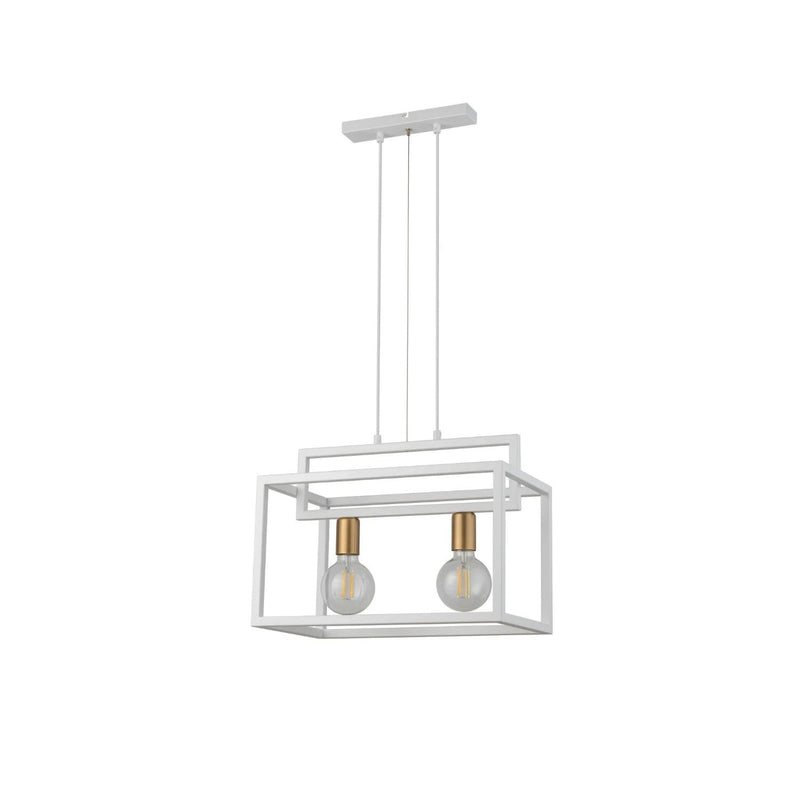 Mimax SENSE 2L linear suspension pendant lamp E27, W 45cm