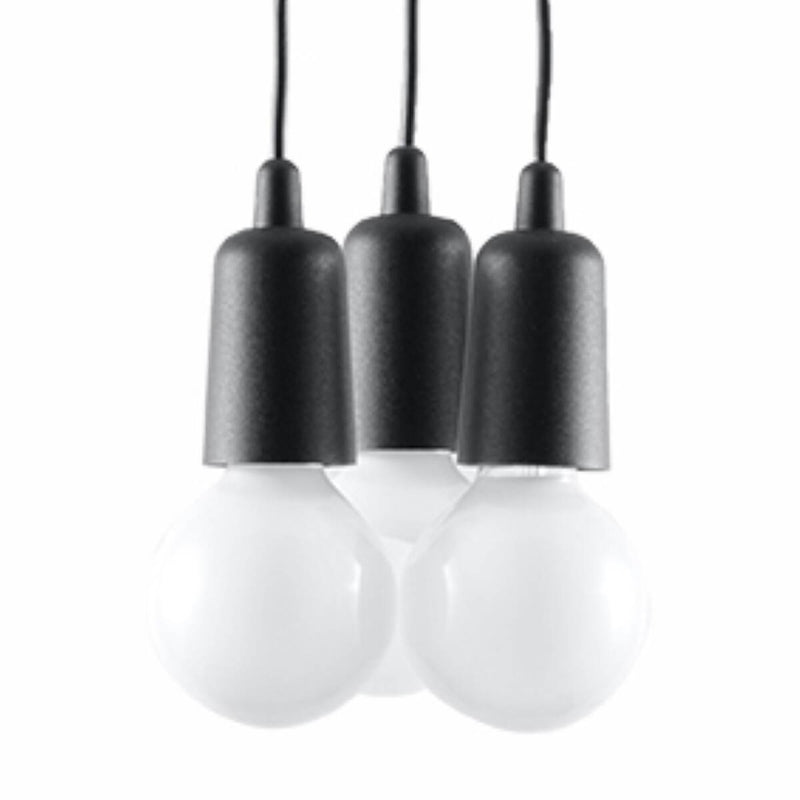 Sollux Lighting Lampada a sospensione Diego 3L PVC E27