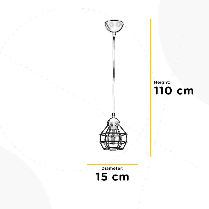 Onli Lighting Spider 1L Pendelleuchte E27 D 15cm