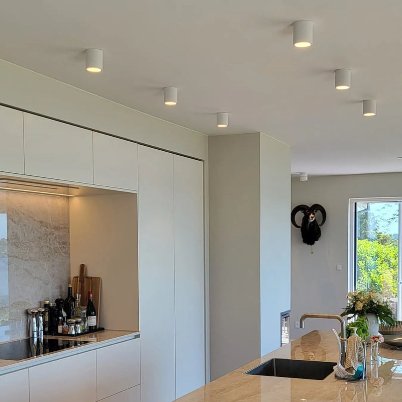 Antidark Tube 1L ceiling spotlight GU10 D 8cm