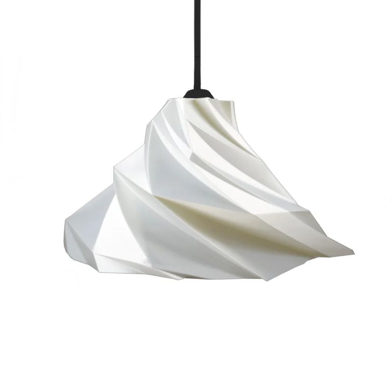 Pendant lamp Tagwerk Twister white E27