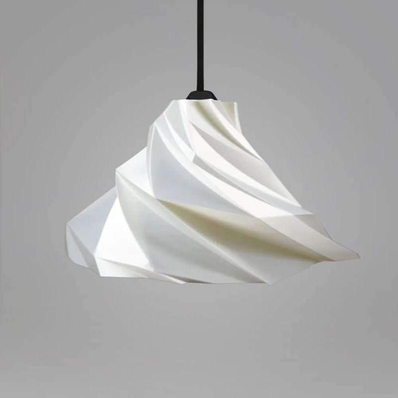 Pendant lamp Tagwerk Twister white E27