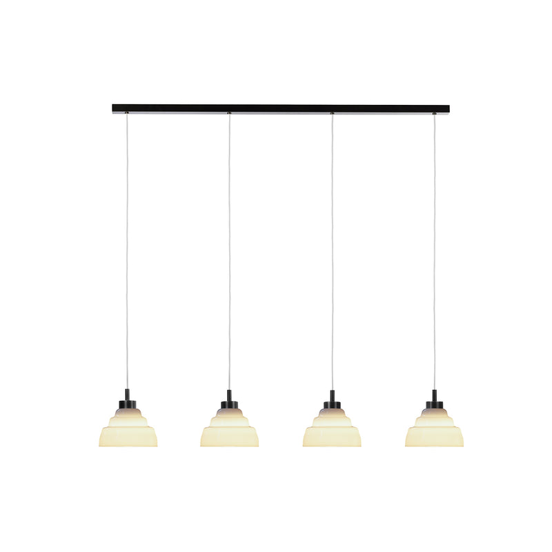 Argon Ventura 4L linear suspension pendant lamp E27 W 120cm