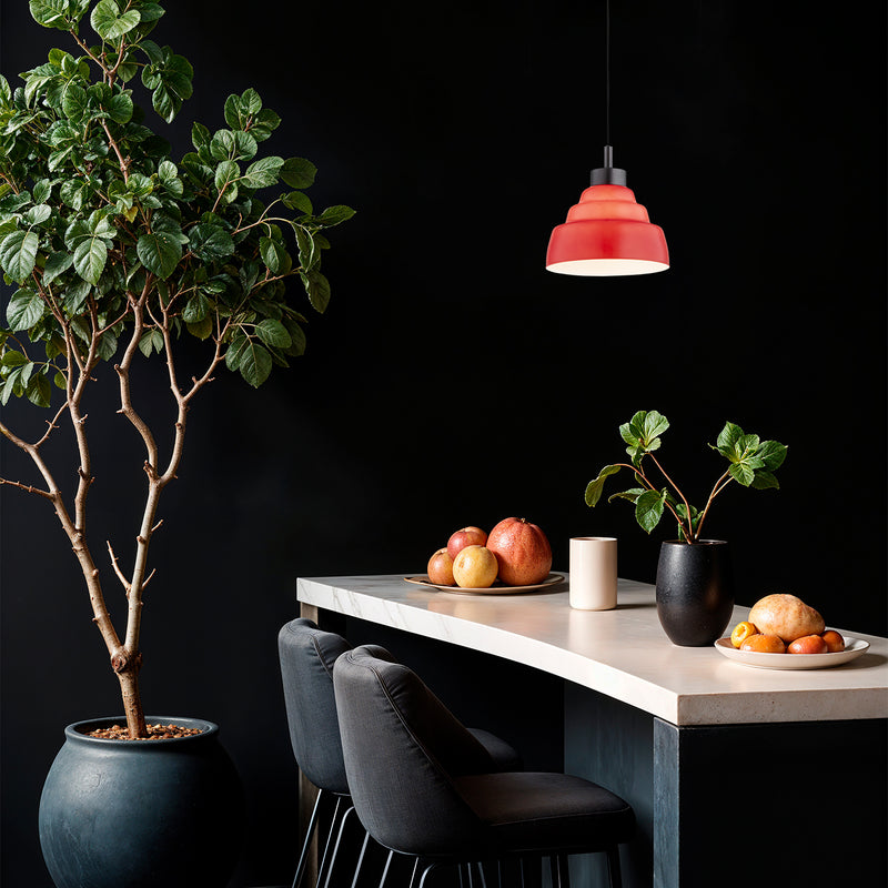 Argon Ventura 1L pendant lamp E27 H 143cm