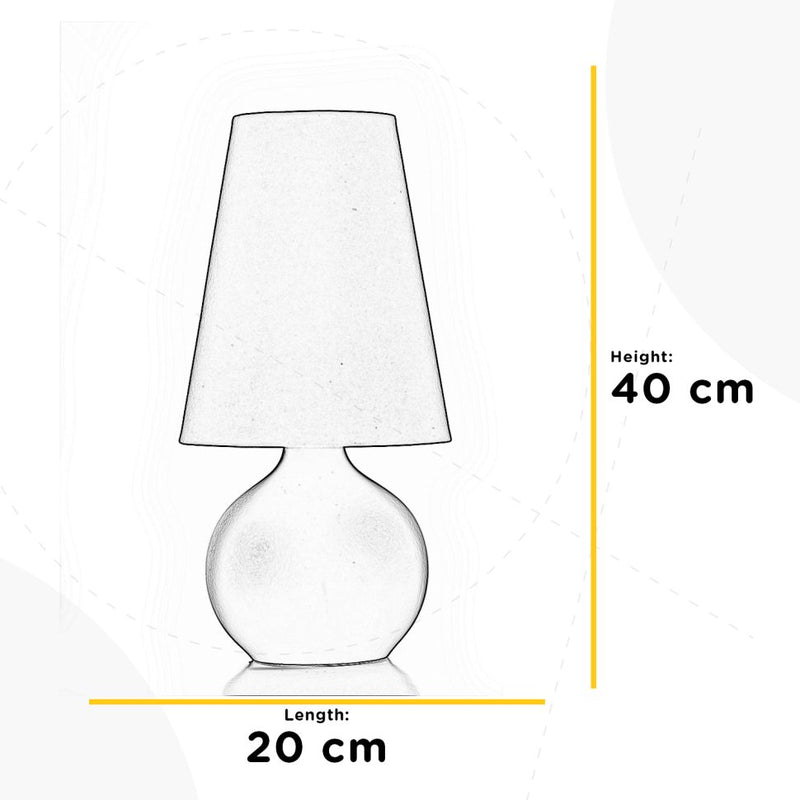 Onli Lighting Lampade Ceramica 1L pöytävalaisin E27 K 40cm