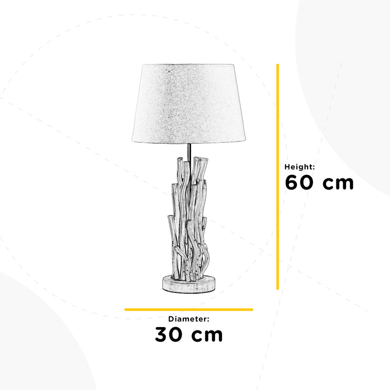 Onli Lighting Agar 1L table lamp E27 H 60cm