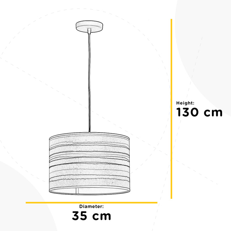 Onli Lighting Arcobaleno 1L pendant lamp E27 D 35cm