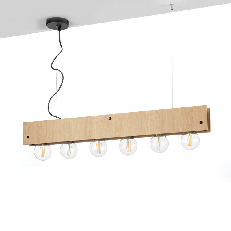 Onli Lighting Argo 6L linear suspension ceiling lamp E27 W 100cm