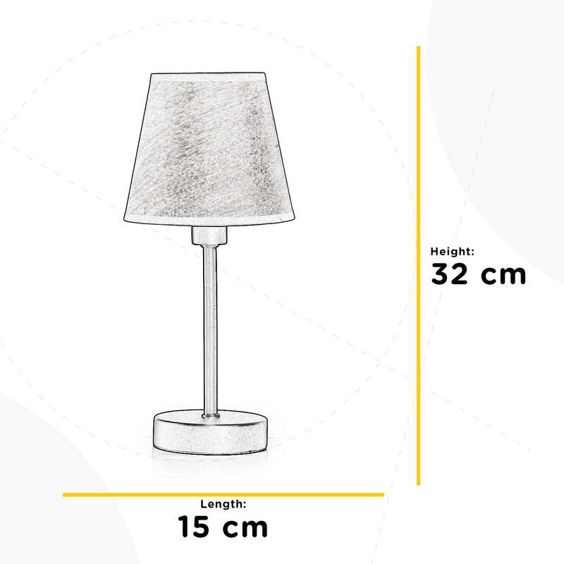 Onli Lighting Asia 1L table lamp E14 H 32cm