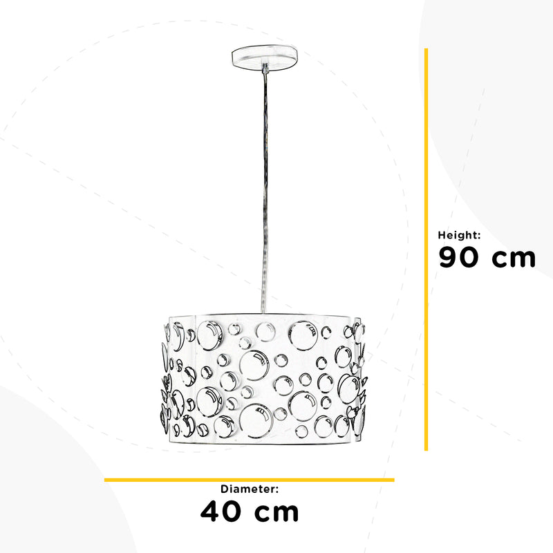 Onli Lighting Bollicine 1L pendant lamp E27 D 40cm