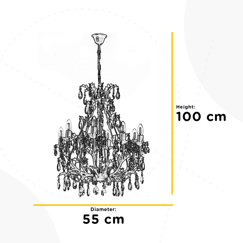 Onli Lighting Botte 8L chandelier E14 D 55cm