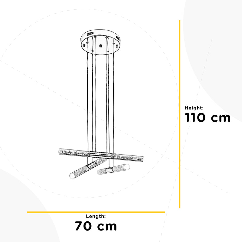 Onli Lighting Bubbles 6L Pendelleuchte LED D 70cm