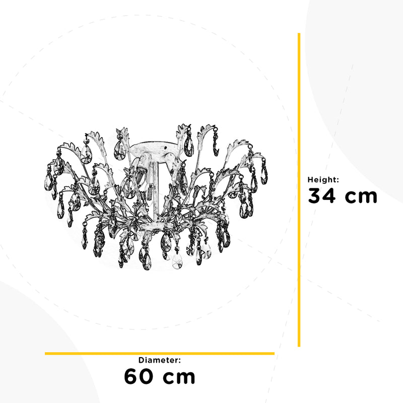 Onli Lighting Cesta 5L ceiling lamp E14 H 34cm