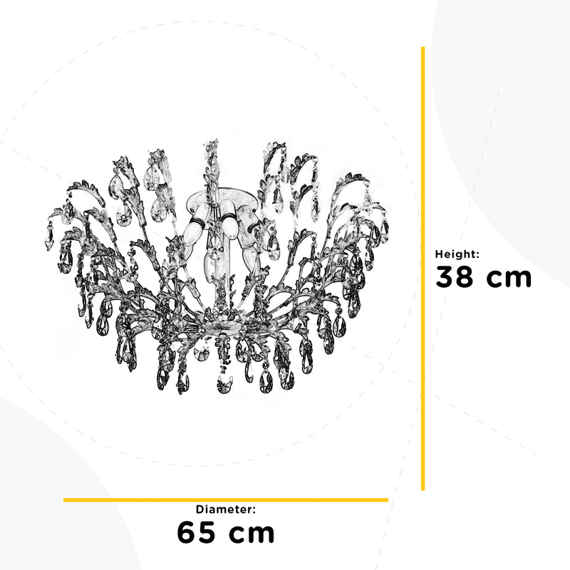 Onli Lighting Cesta 6L plafondlamp E14 H 38cm