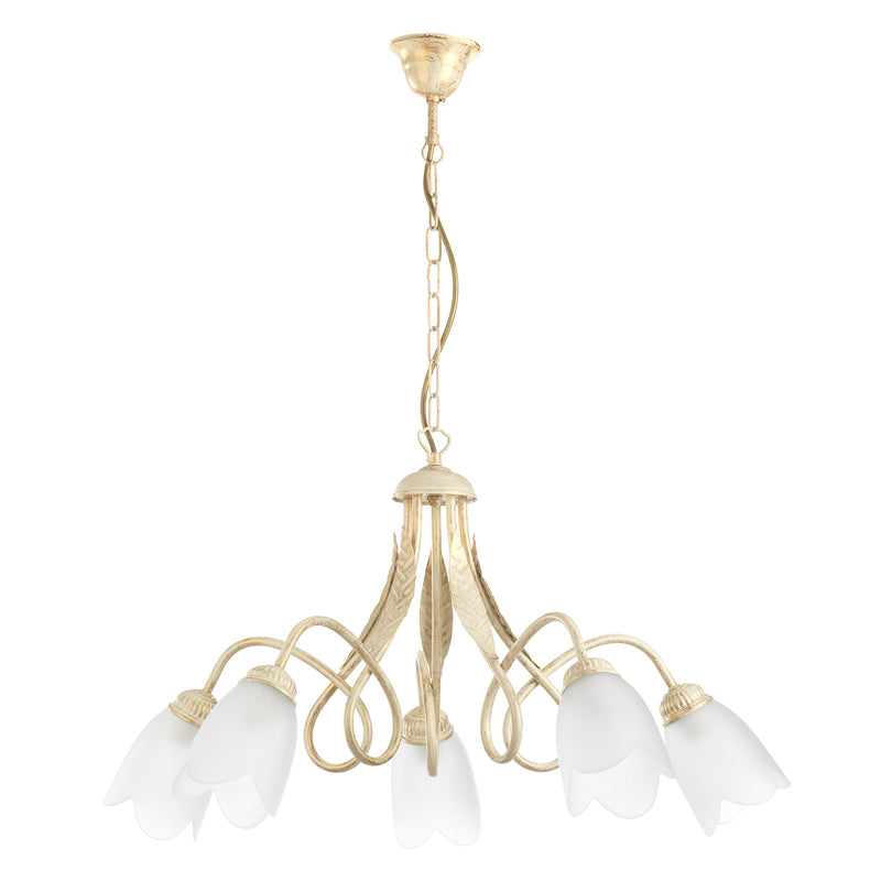 Onli Lighting Doppio Giro 5L chandelier E14 D 75cm