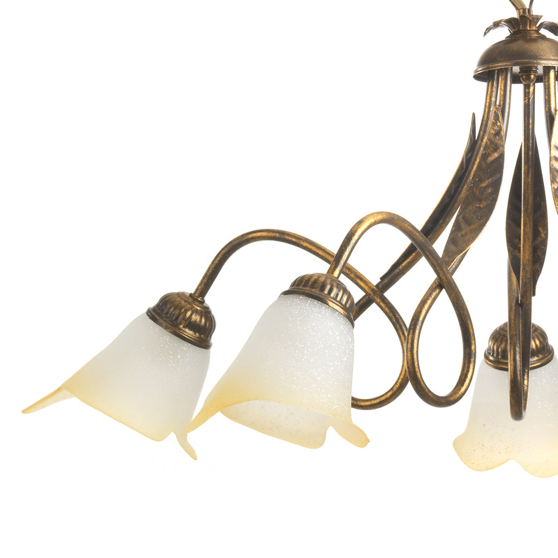 Onli Lighting Doppio Giro 5L chandelier E14 D 75cm