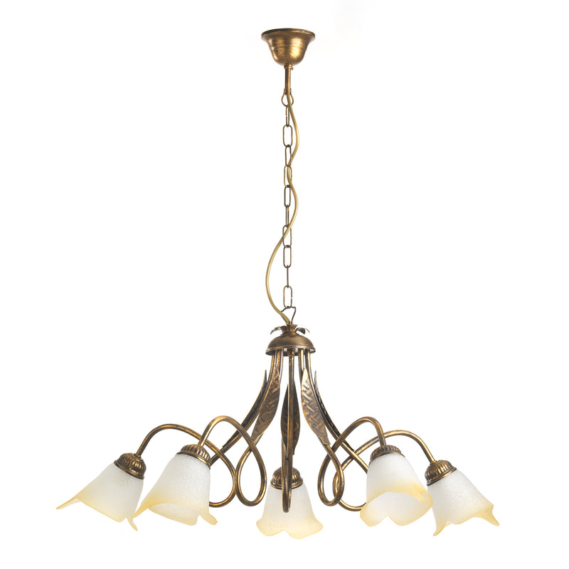 Onli Lighting Doppio Giro 5L chandelier E14 D 75cm