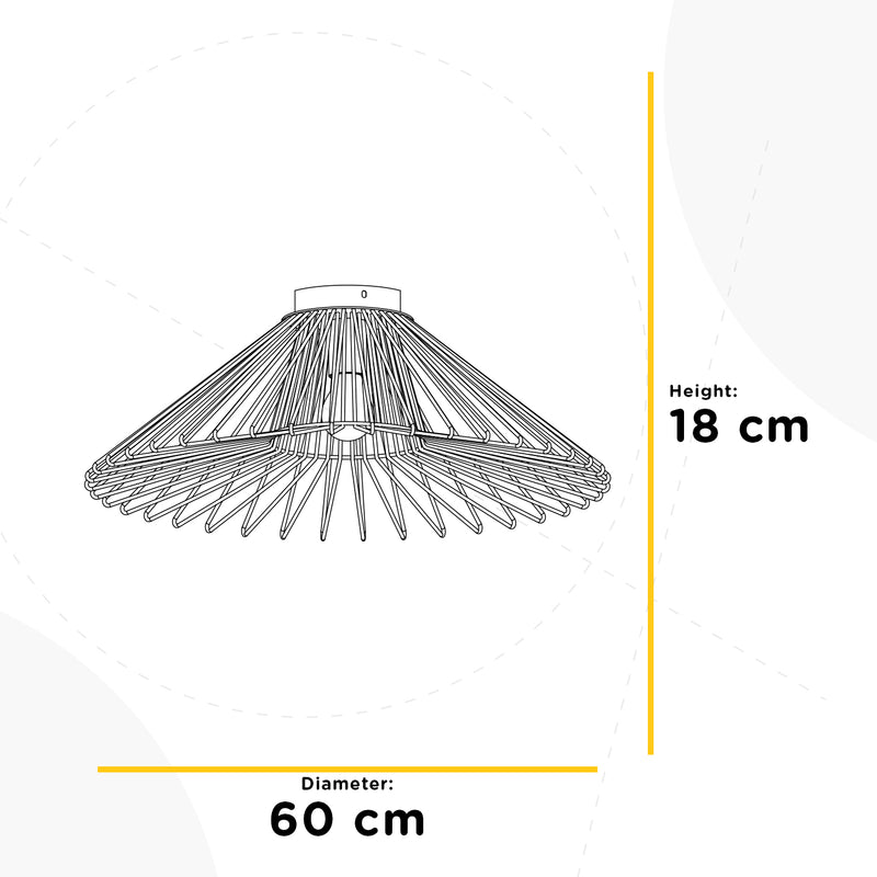 Onli Lighting Duccio 1L loftslampe E27 D 30-60cm