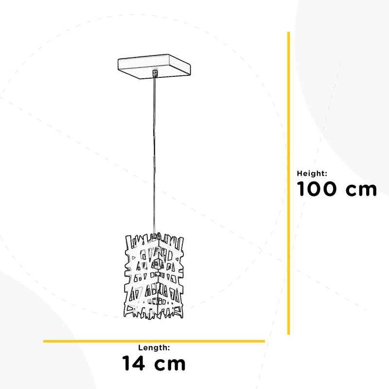 Onli Lighting Foresta 1L pendant lamp E27 W 14cm