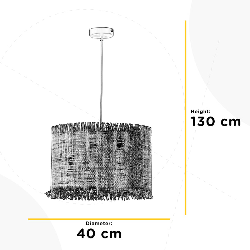 Onli Lighting Fringilla 1L pendant lamp E27 D 40cm