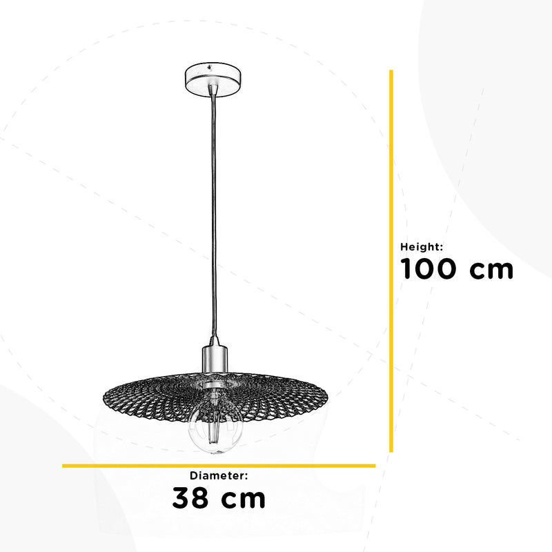 Onli Lighting Golden 1L pendant lamp E27 D 38cm