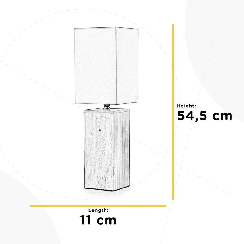 Onli Lighting Lumetti Economici 1L lampe de table E27 H 54,5cm