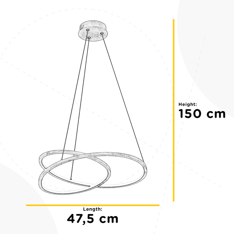 Onli Lighting Liberty pendant lamp LED D 48cm