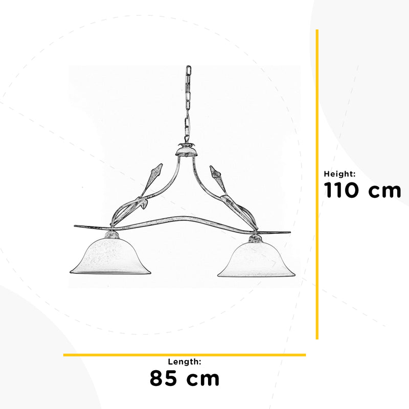 Onli Lighting Lucrezia 2L chandelier E27 D 30cm