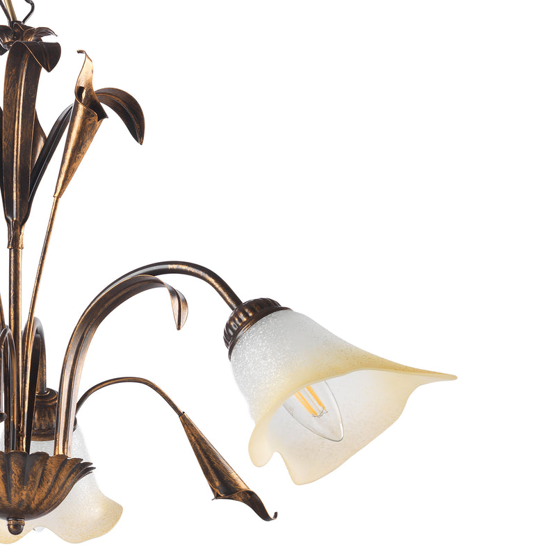 Onli Lighting Lucrezia 3L chandelier E14 D 60cm