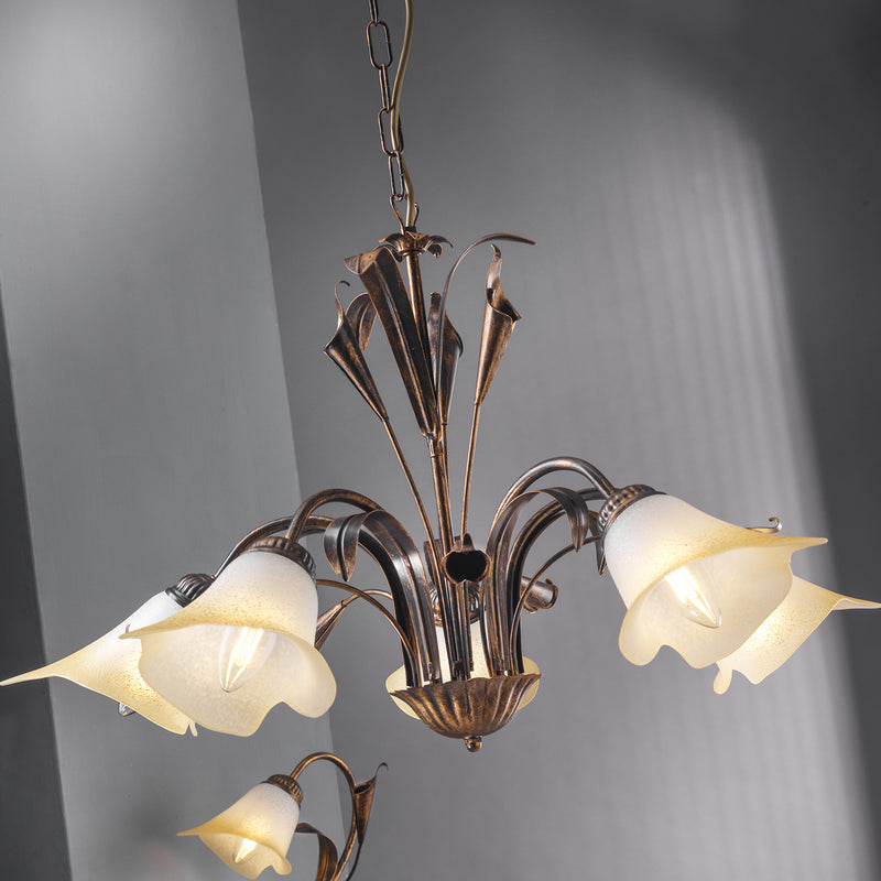 Onli Lighting Lucrezia 5L chandelier E14 D 70cm