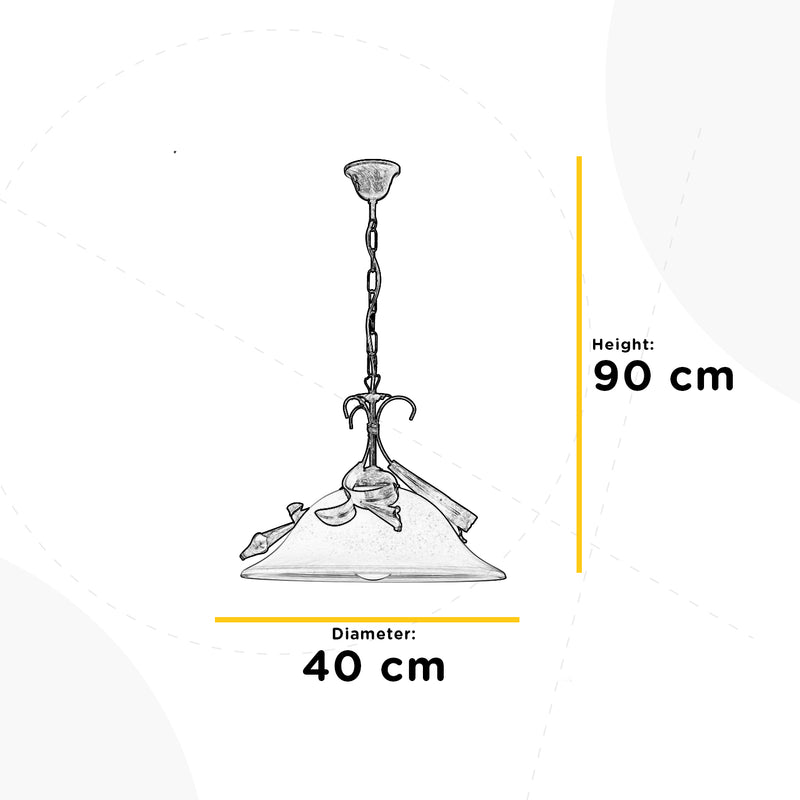 Onli Lighting Lucrezia 1L pendant lamp E27 D 40cm