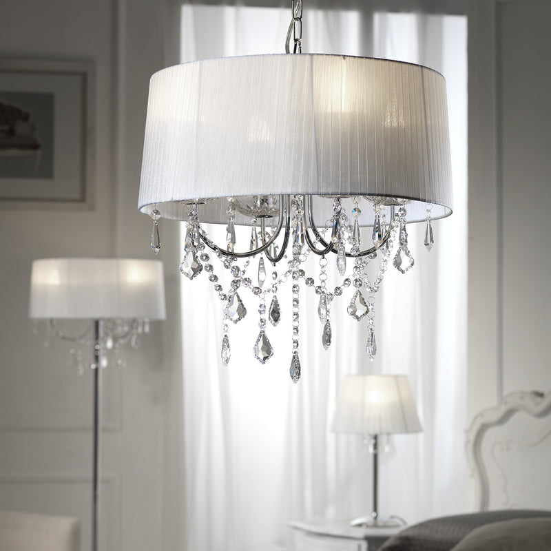 Onli Lighting Magda 4L chandelier E14 D 45cm