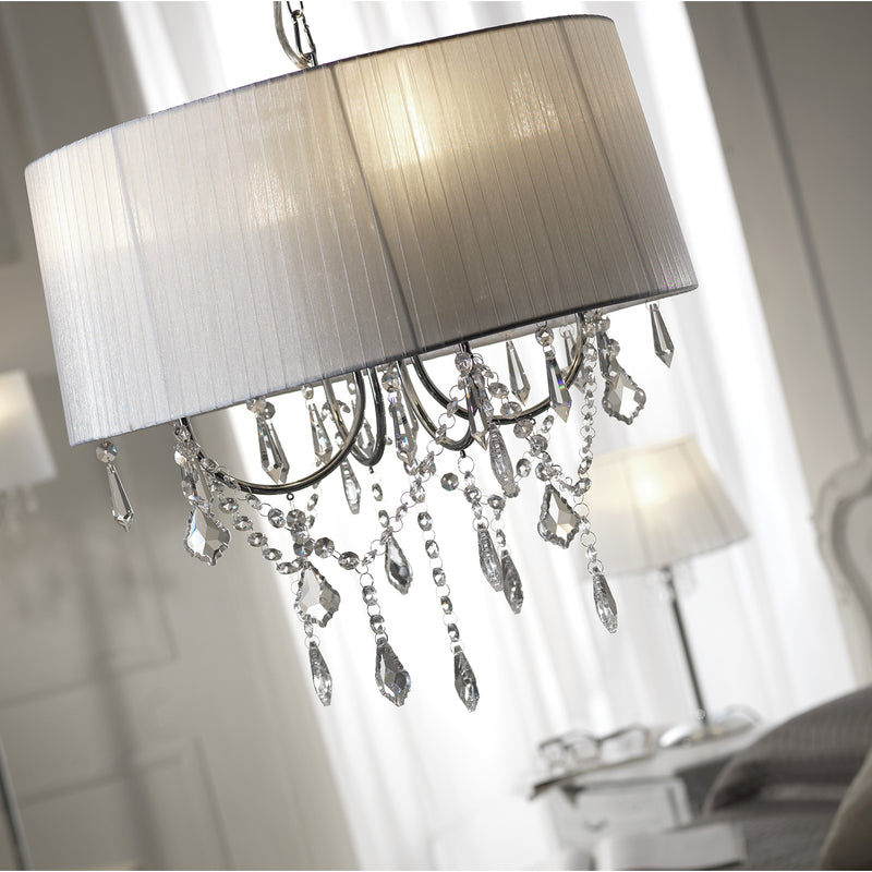 Onli Lighting Magda 4L chandelier E14 D 45cm