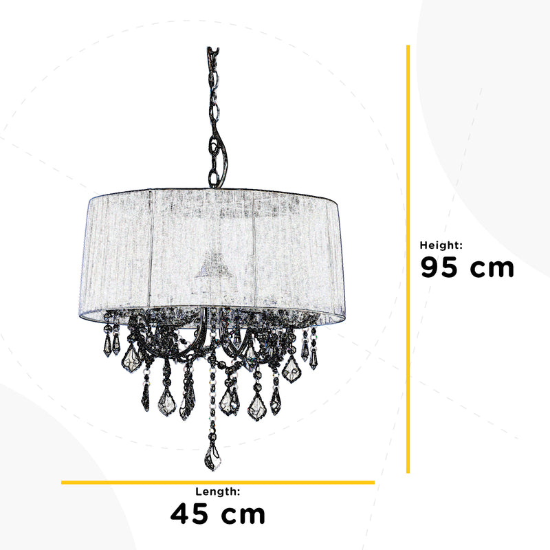 Onli Lighting Magda 4L chandelier E14 D 45cm