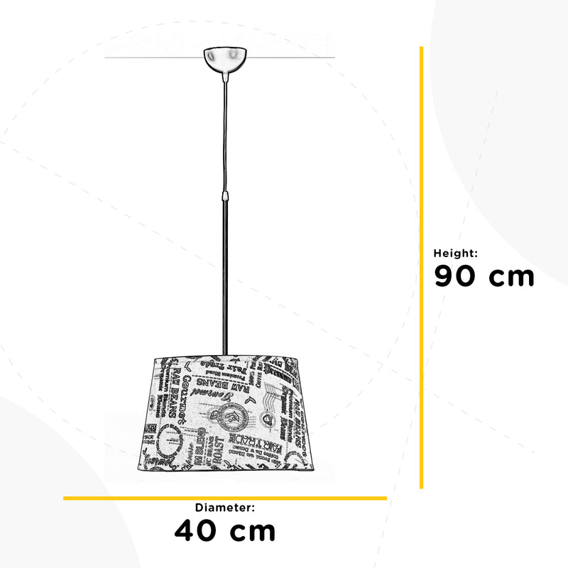 Onli Lighting Maida 1L pendant lamp E27 D 40cm