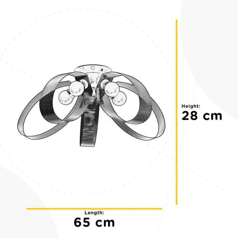 Onli Lighting Mila 5L plafonnier E14 H 28cm