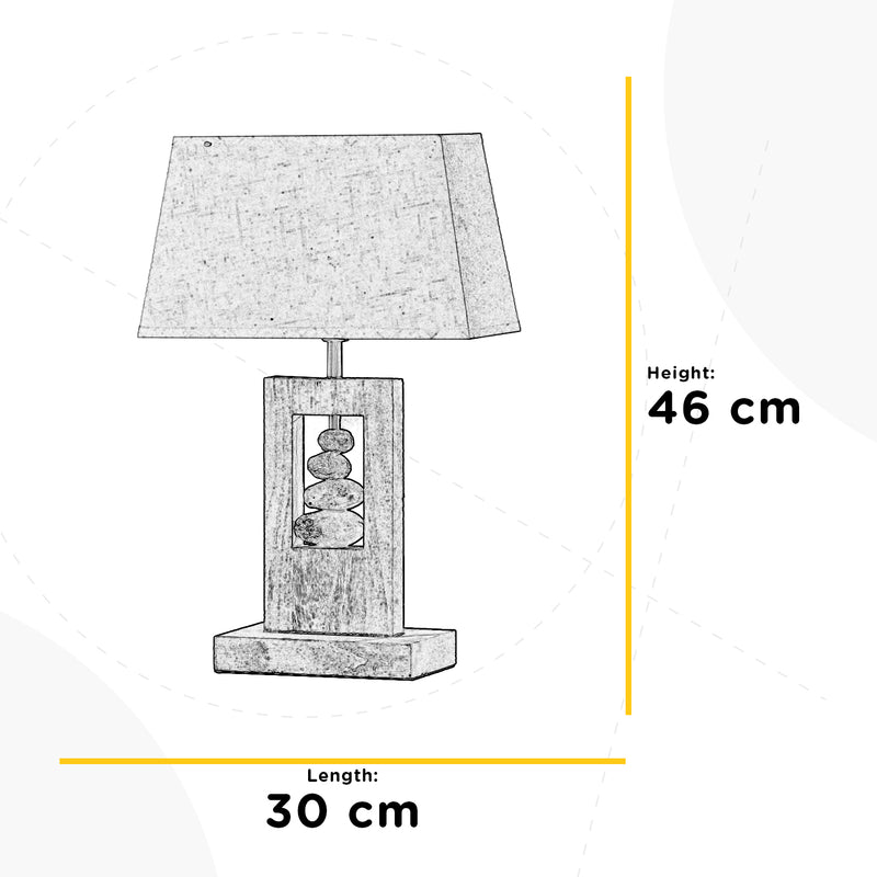 Onli Lighting Miriel 1L table lamp E27 H 46cm