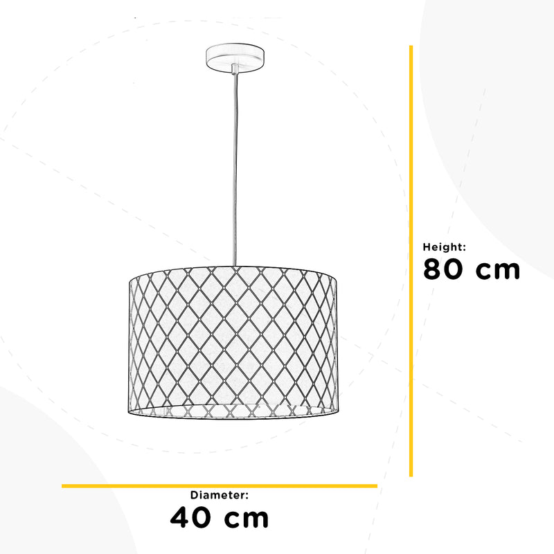 Onli Lighting Noah 1L pendant lamp E27 D 40cm