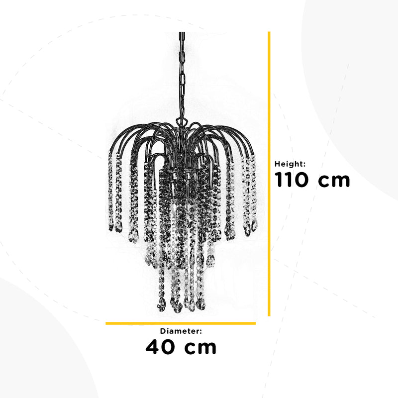 Onli Lighting Pioggia 3L chandelier E14 D 40cm